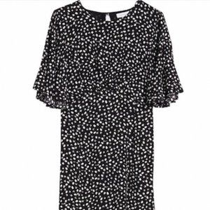 Topshop Austin Print Midi Dress